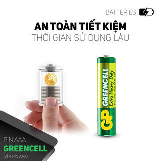 VỈ 2 VIÊN PIN ĐŨA AAA GP GREENCELL