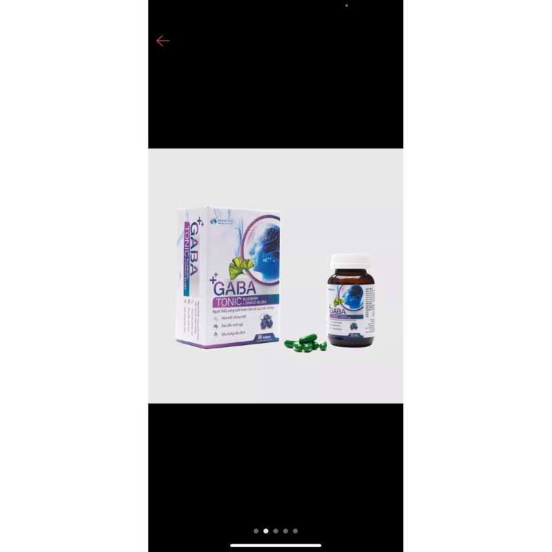 Viên bổ não Gabatonic- Hỗ trợ  Giảm đau đầu,chóng mặt