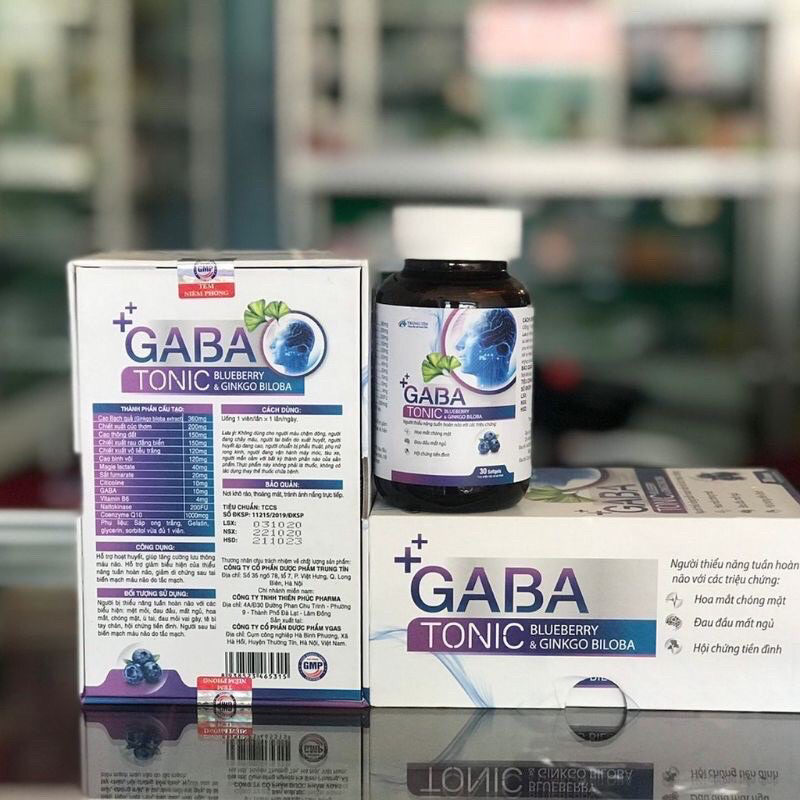 Viên bổ não Gabatonic- Hỗ trợ  Giảm đau đầu,chóng mặt