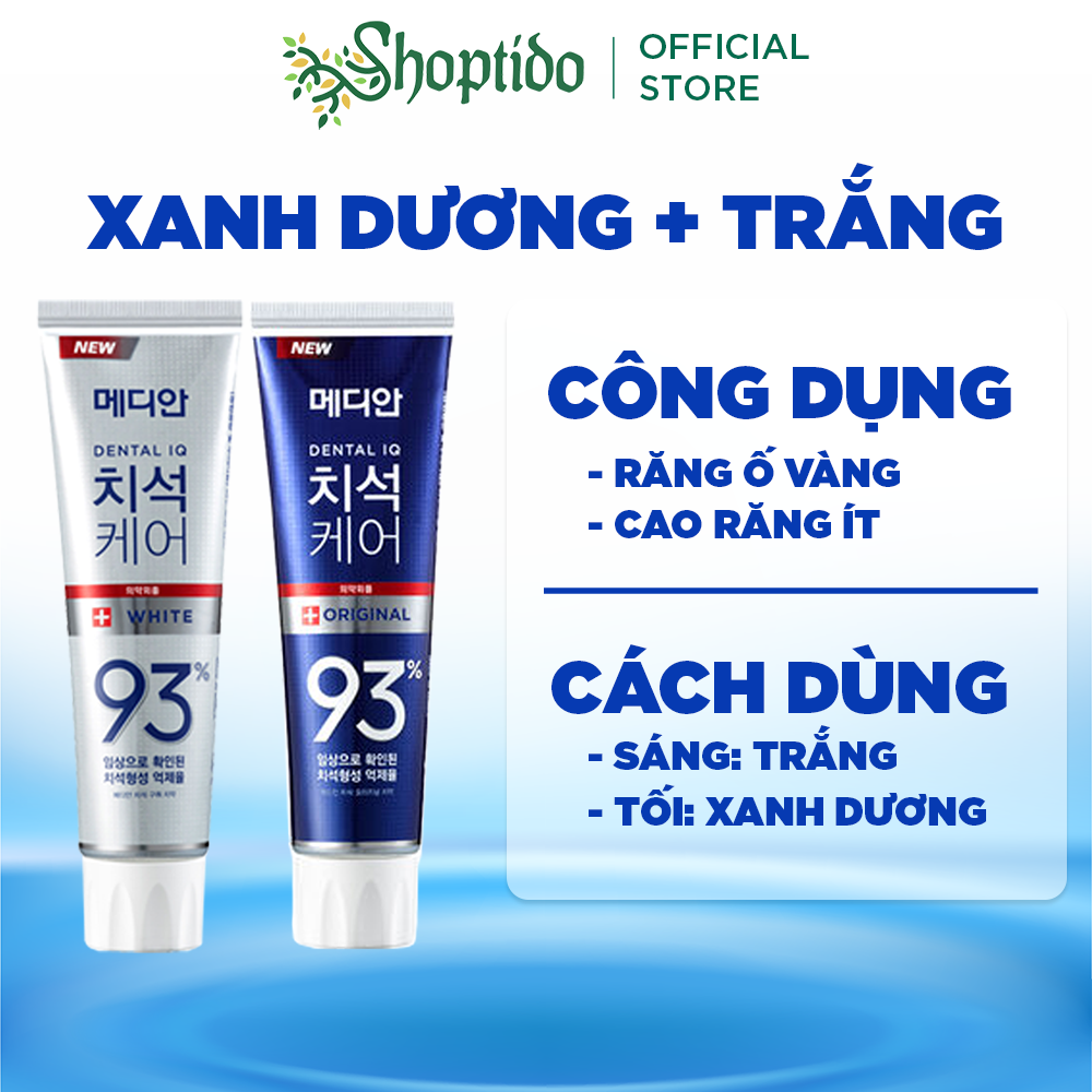 Combo kem đánh răng Median 93 Hàn Quốc Npp Shoptido