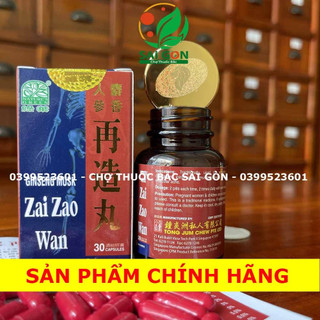 Nhân sâm xạ hương tái tạo hoàn - zai zao wan loại xịn hộp 30 viên, date mới sx mới