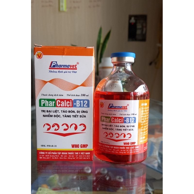 Phar- Calci - B12: B.ại li.ệt,co.gi.ật,mềm x.ương,táo bón