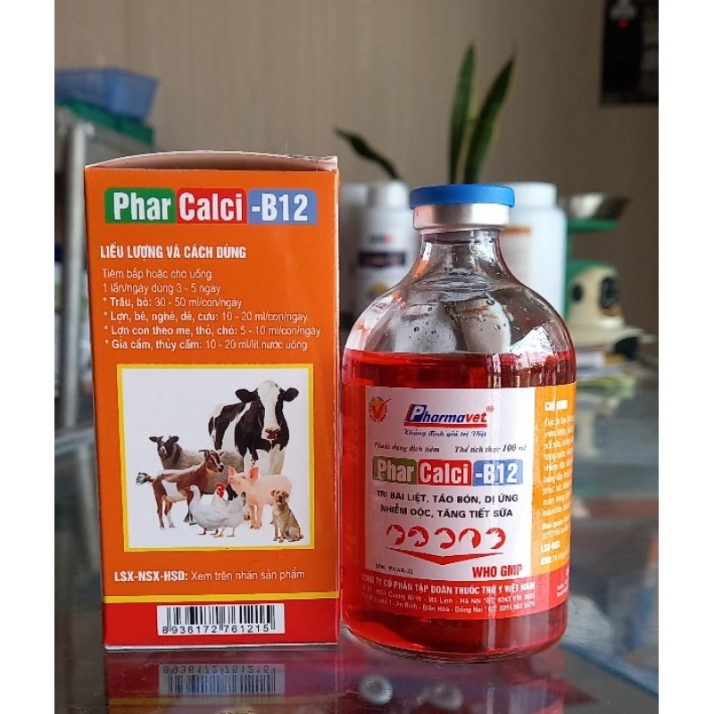 Phar- Calci - B12: B.ại li.ệt,co.gi.ật,mềm x.ương,táo bón
