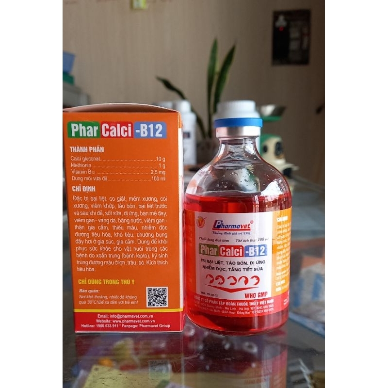 Phar- Calci - B12: B.ại li.ệt,co.gi.ật,mềm x.ương,táo bón