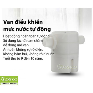 Van phao cơ thông minh kosko thế hệ mới chống tràn tự động, phi 21 - ren 1/2 , tặng băng tan