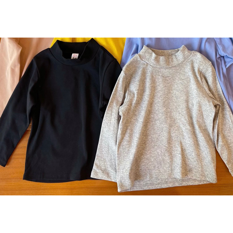 Áo giữ nhiệt cổ 3 phân bé trai, bé gái