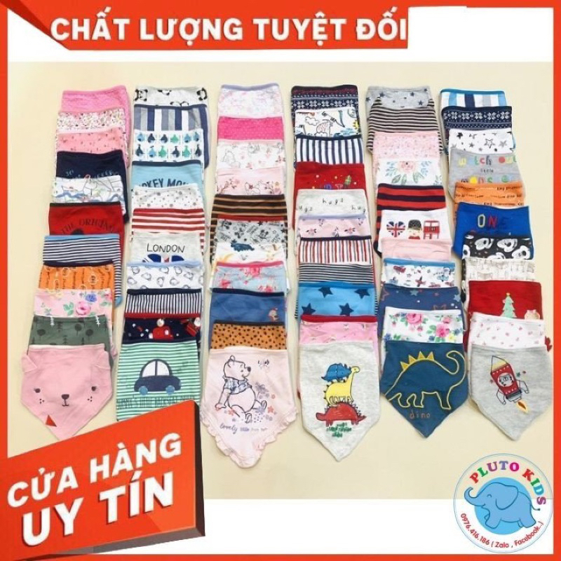 set 4 yếm cổ bé trai, bé gái