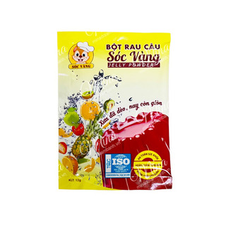 Bột rau câu/Thạch rau câu Sóc Vàng gói 12g