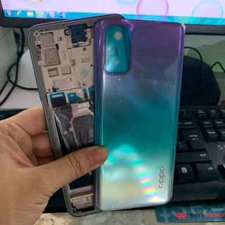 Bộ vỏ oppo a52 a92 zin có kính cam và nút bấn