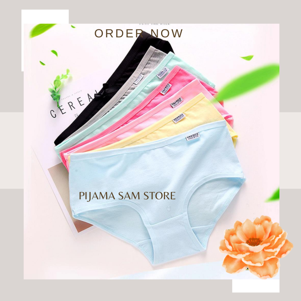 Quần Lót Nữ DễTthương Cotton Cao Cấp Kháng Khuẩn Thông Hơi Nhiều Màu HP PULO