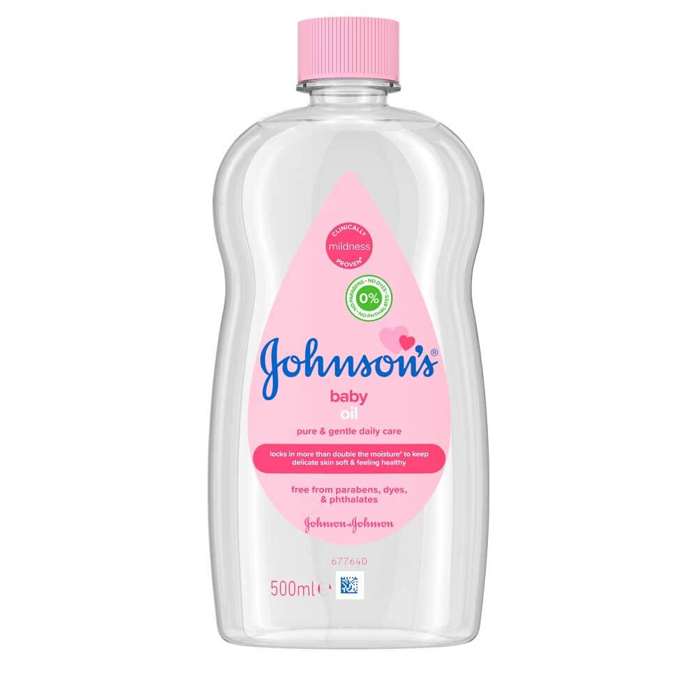 Dầu mát xa dưỡng ẩm Johnson's baby oil pink 200ml