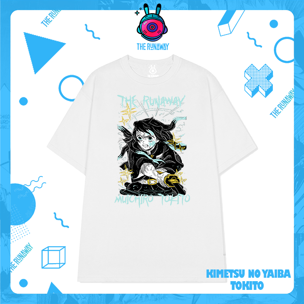 Áo phông Kimetsu No Yaiba: Muichiro Tokito 100% Cotton Nam / Nữ by The Runaway
