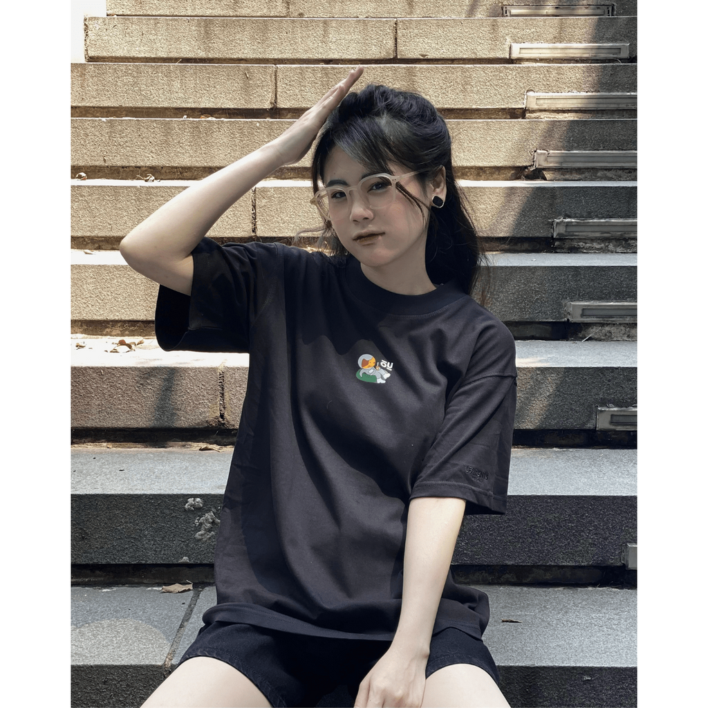 Áo Thun Local Brand Lourents Mèo Phi Hành Gia Collection Premium - TEE5