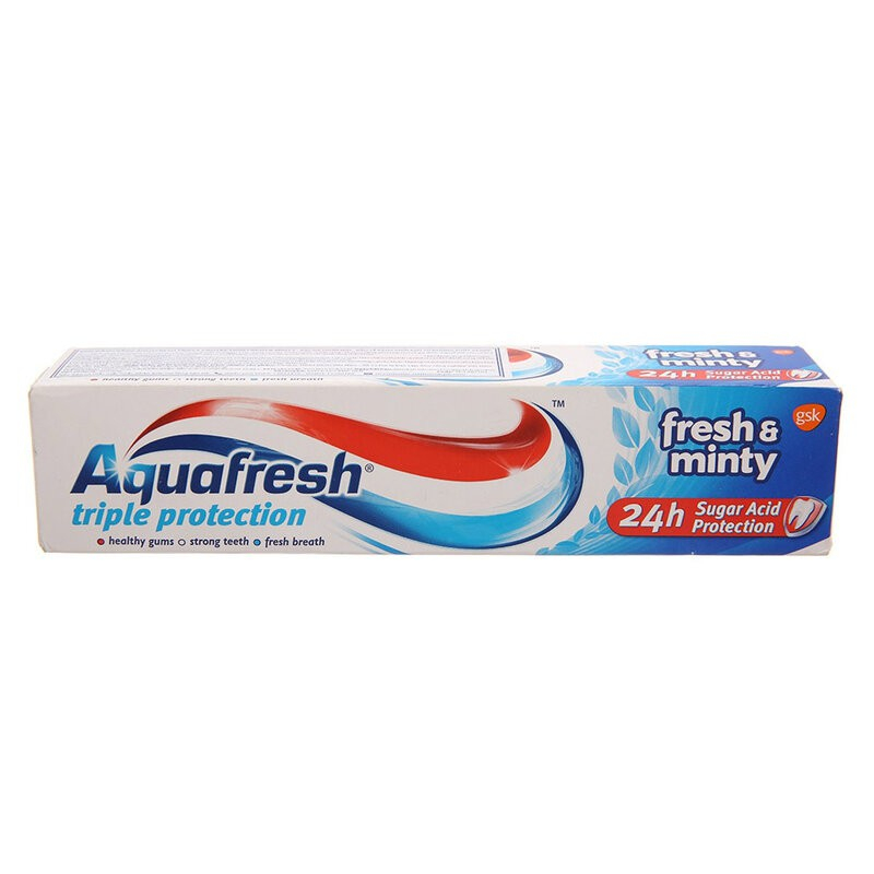 Kem Đánh Răng Aquafresh Fresh & Minty Bạc Hà Thơm Mát 100ml