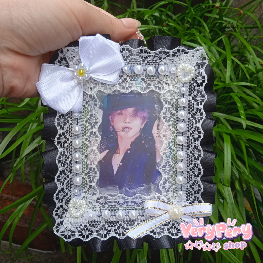 Toploader ruy băng, topdecor đen trắng