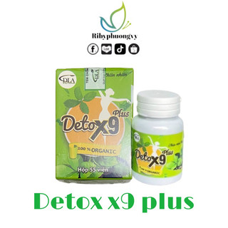 Viên uống giảm mỡ bụng Detox x9 giảm mỡ bụng chuyên sâu