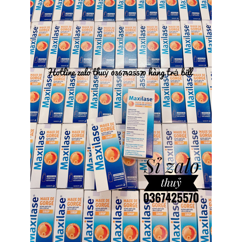 Siro họng Maxilase 200ml