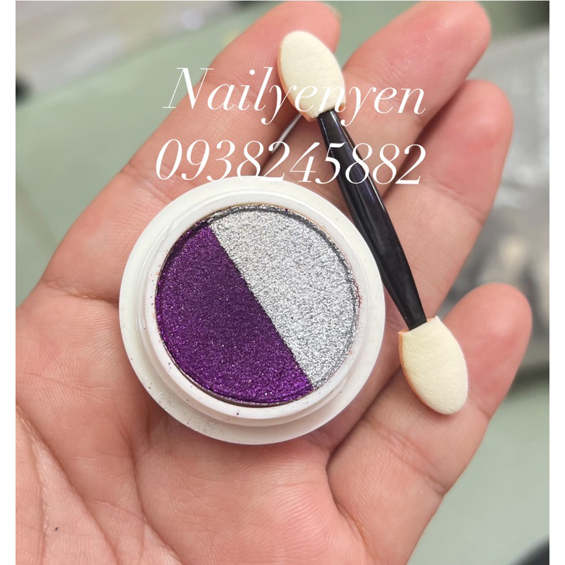 Set tráng gương nén 6 màu