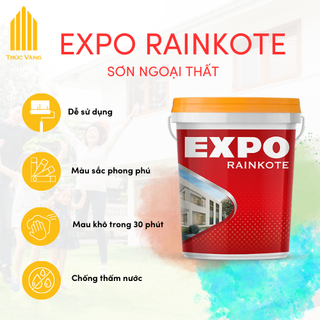 Sơn ngoại thất expo rainkoat đủ màu, 18l