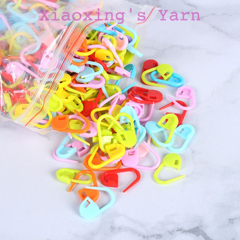 Túi 100/ 500 ghim đánh dấu nhiều màu sắc cao cấp đan móc len | Xiaoxingyarn