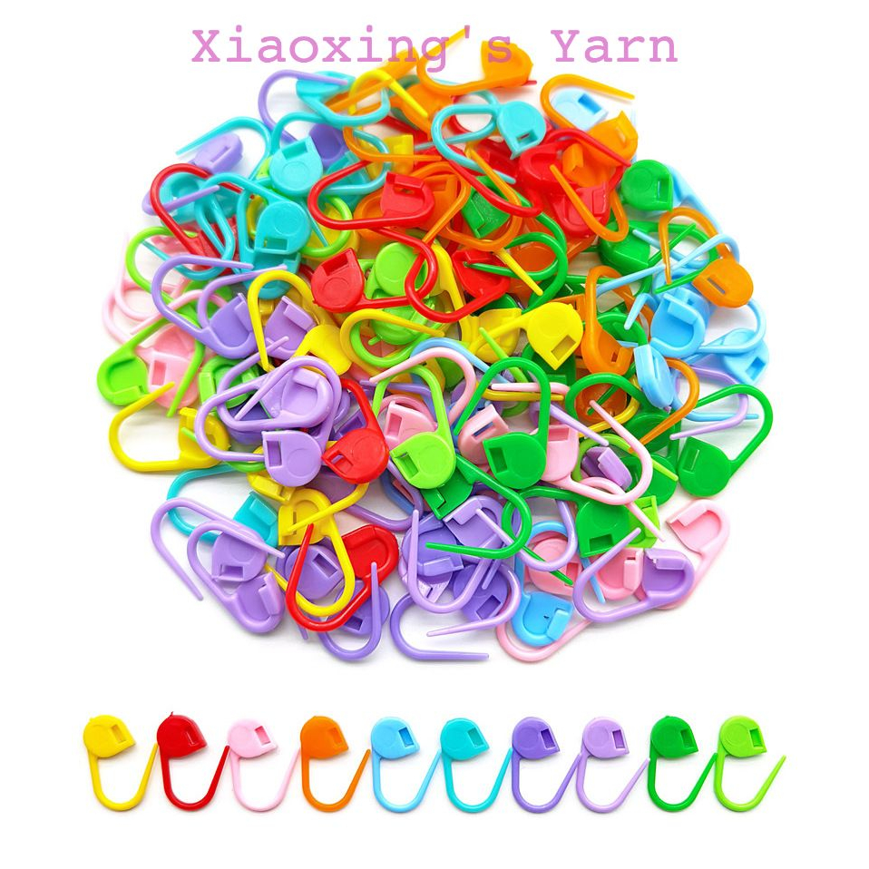 Túi 100/ 500 ghim đánh dấu nhiều màu sắc cao cấp đan móc len | Xiaoxingyarn