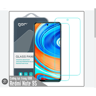 Bộ 2 kính cường lực xiaomi redmi note 9s / note 9 pro/ note 9 pro max - trong suốt không full chính hãng gor vát 2,5d