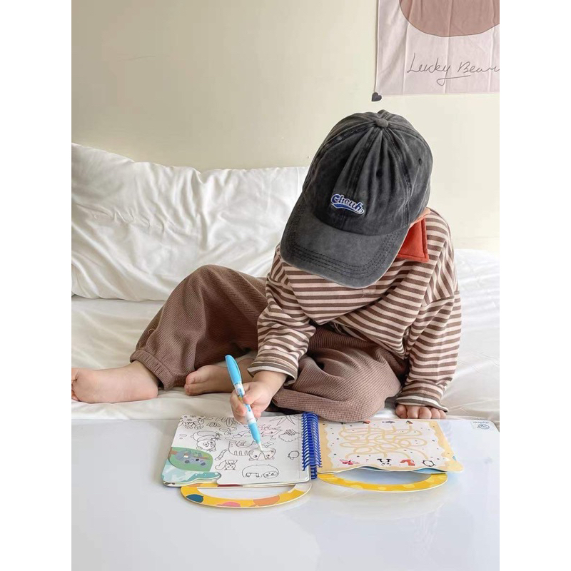 Sách tô màu nước ma thuật cho bé Hàn Quốc - COMBO 3 SÁCH