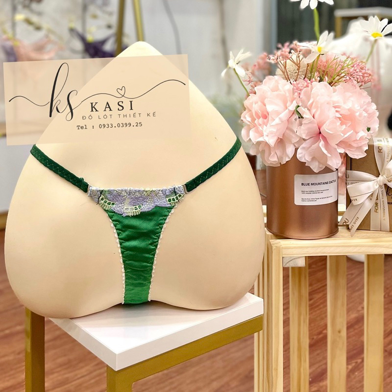 Quần lót ren phối lụa cho nam quyến rũ