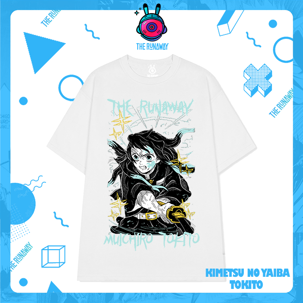 Áo phông Kimetsu No Yaiba: Muichiro Tokito 100% Cotton Nam / Nữ by The Runaway