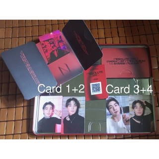 Album secondhand Absolute Zero của Nu'est Baekho full đồ 2 card+1 QR card