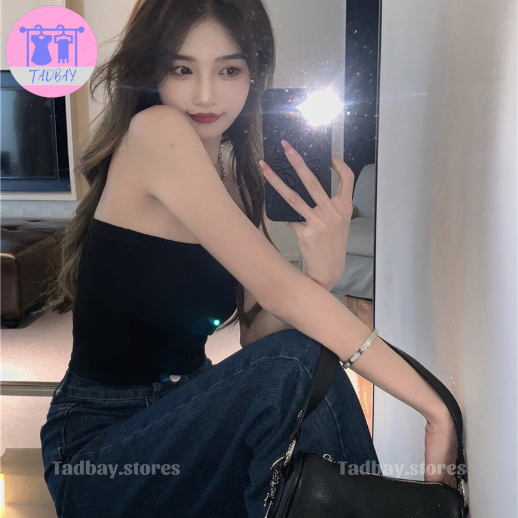 Áo Ống Croptop Nữ Tadbay Kiểu Áo Quây Bra Không Mút TBD05