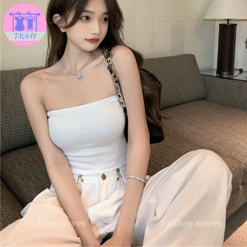 Áo Ống Croptop Nữ Tadbay Kiểu Áo Quây Bra Không Mút TBD05