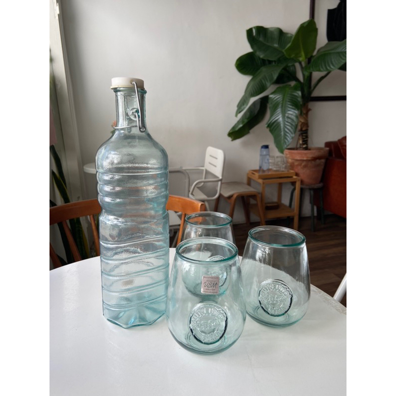 Chai đựng nước thủy tinh tái chế VSM - 1.5 Lít