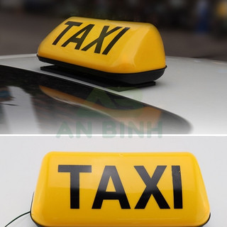 Mào Taxi Đế Hút Nam Châm Có Đèn, Mào Chữ Taxi Có Đèn Nhựa ABS Cao Cấp