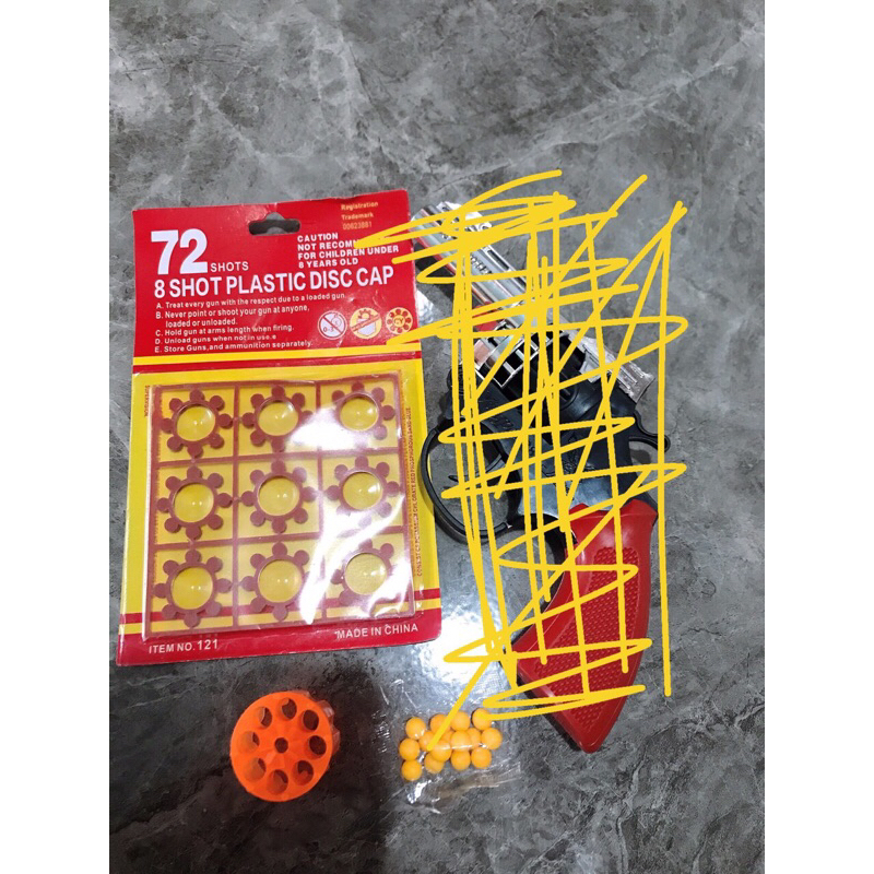 Đồ chơi khói kèm đạn bi nhựa 2in1