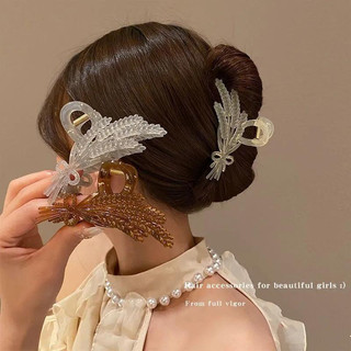 Kẹp Tóc Nhựa Acrylic Hình Lúa Mì Cho Nữ