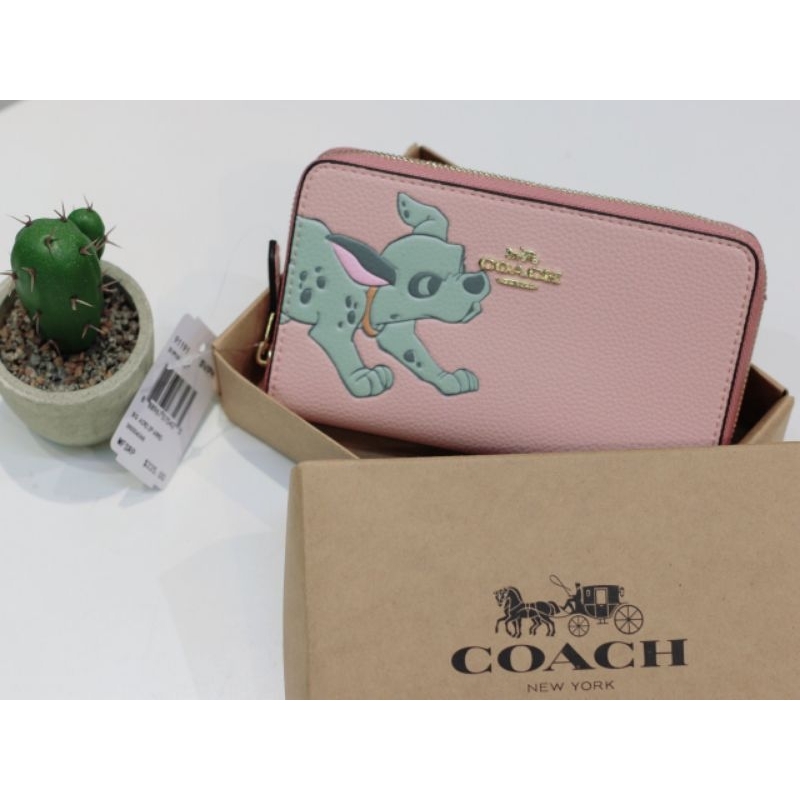 VÍ COACH DÀI Long Zip Around Wallet