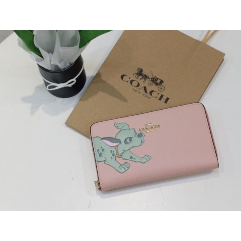 VÍ COACH DÀI Long Zip Around Wallet