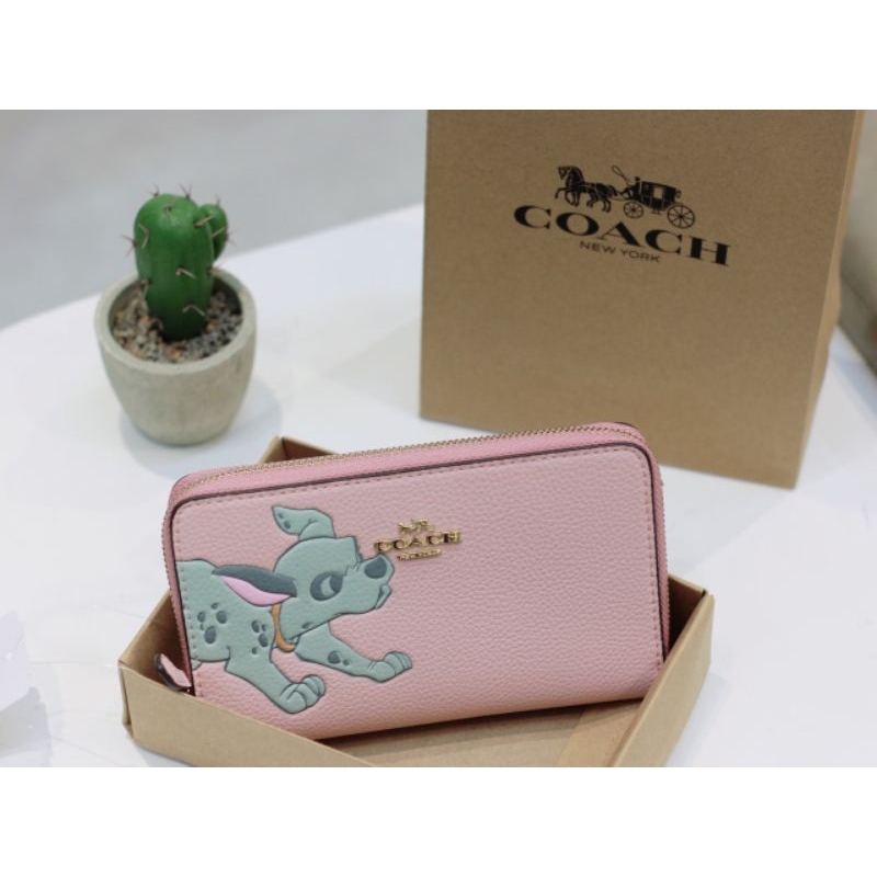 VÍ COACH DÀI Long Zip Around Wallet