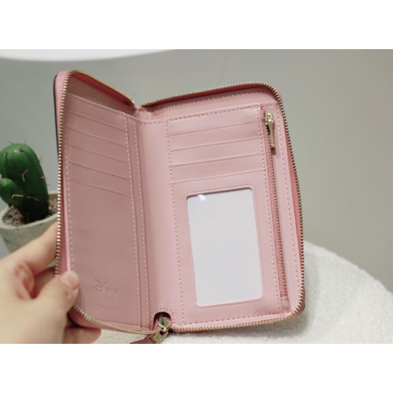 VÍ COACH DÀI Long Zip Around Wallet