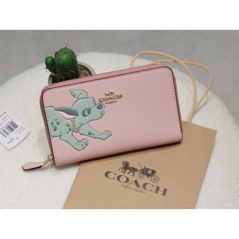 VÍ COACH DÀI Long Zip Around Wallet