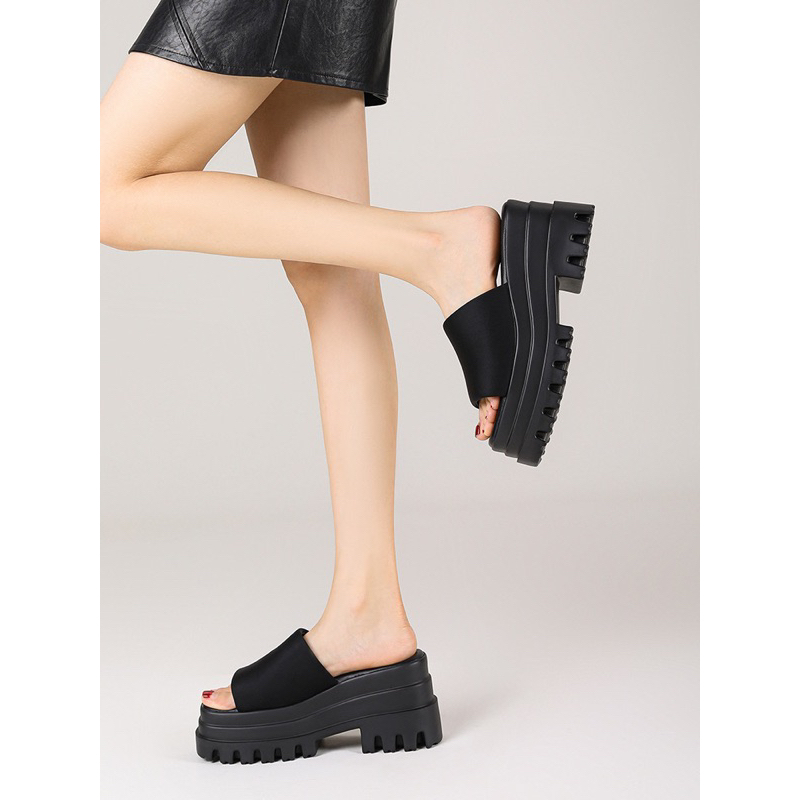DÉP SANDAL D35 ĐẾ CAO 8CM PHONG CÁCH Y2K