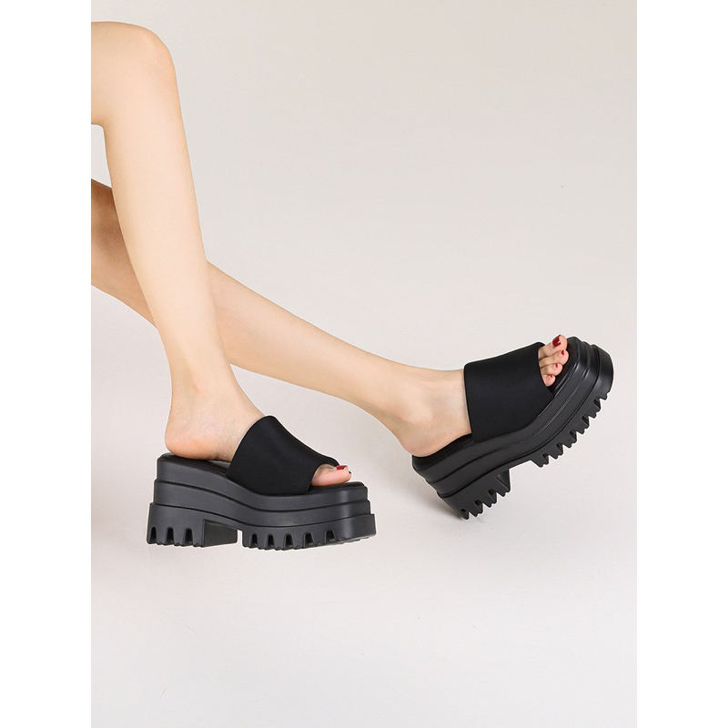 DÉP SANDAL D35 ĐẾ CAO 8CM PHONG CÁCH Y2K