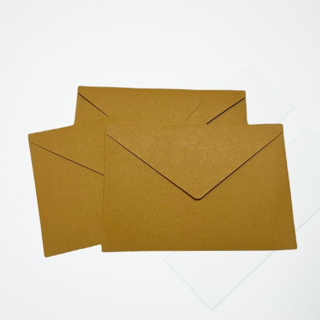 Phong bì kraft, bao thư kraft 16x23cm thiết kế nắp chéo phong cách vintage giá rẻ và chất lượng - INGIAREGOVAP