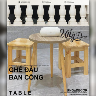 (Sỉ - lẻ) Ghế thấp dạng ghế đẩu ngồi ban công, ngồi uống trà, coffee, để cây đa năng