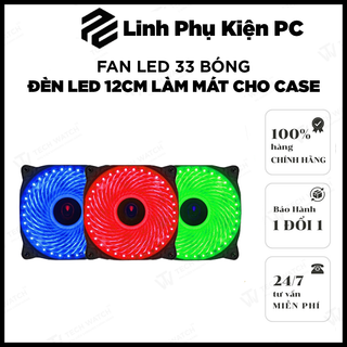 Fan Led RGB đổi màu, fan cắm trực tiếp nguồn không qua hub, khiển Goldtech H1 12cm