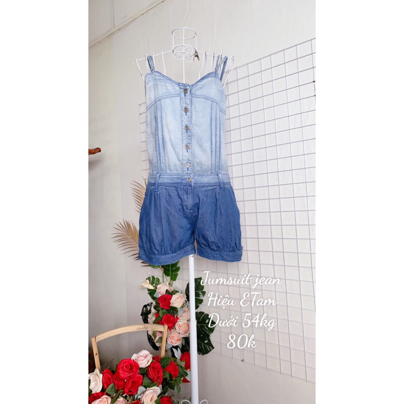 Jumsuit jean hiệu ETAM