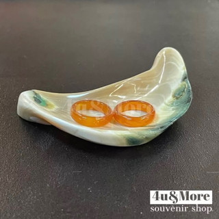 Nhẫn giả mã não đỏ may mắn