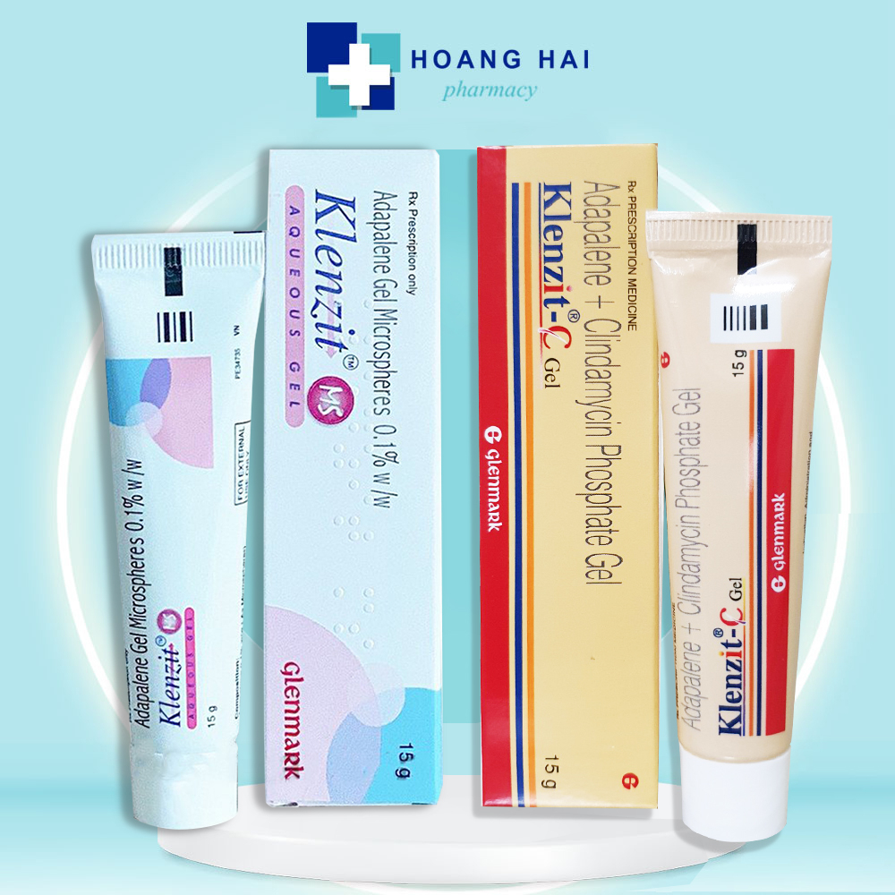 Klénzit Ms,C gel thoa mụn ẩn, mụn viêm Glenmark 15g