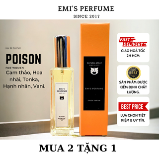 Nước Hoa POISON nữ EMI’S PERFUME. Nồng độ EDP lưu lâu.